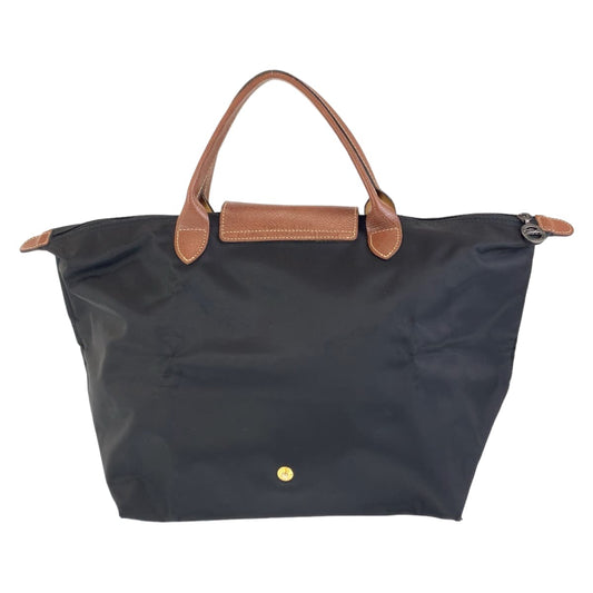 Longchamp Le Pliage Nylon Leather Tote Bag