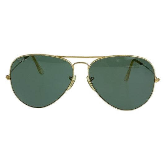 Ray-Ban Vintage B&L Green Gold Metal Sunglasses