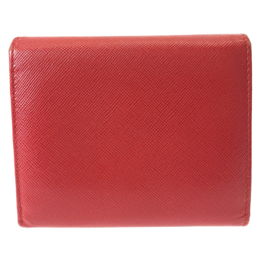 Prada Saffiano Leather Compact Wallet