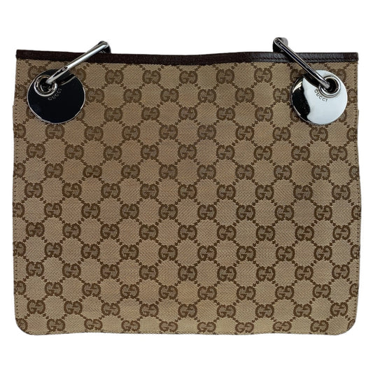 Gucci GG Canvas Leather Shoulder Bag