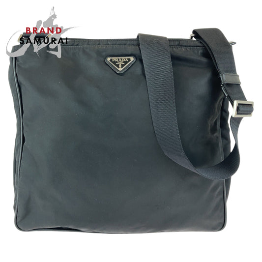 Prada Nylon Tessuto Triangle Logo Shoulder Bag