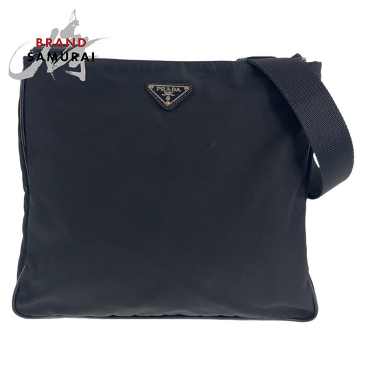 Prada Nylon Tessuto Triangle Logo Crossbody Bag