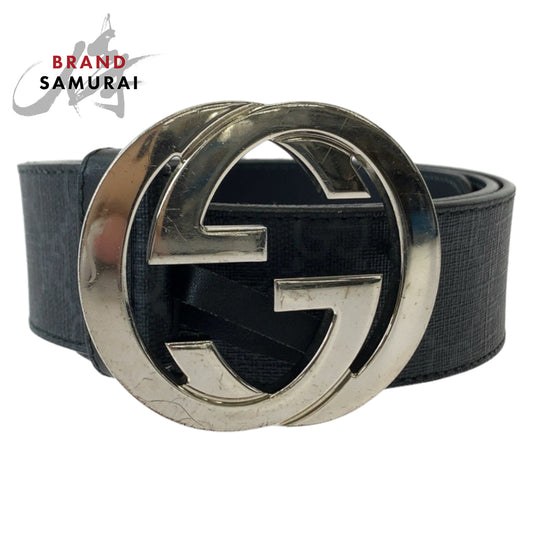 Gucci Interlocking GG Supreme Canvas Belt