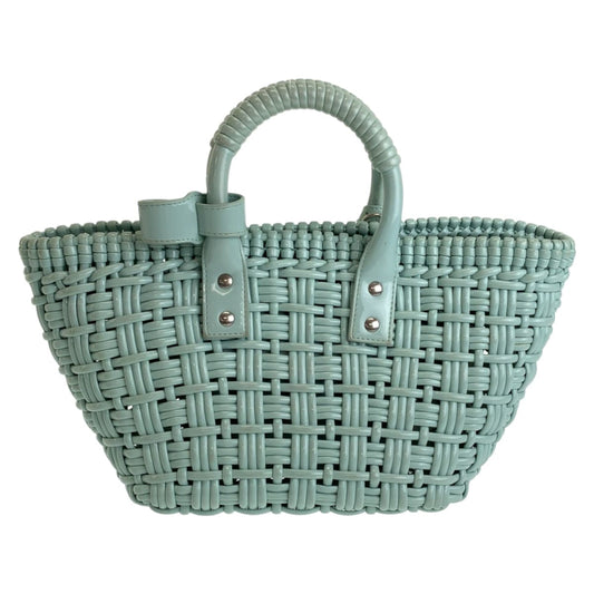 Balenciaga Enamel Basket Bistro XS Tote Bag