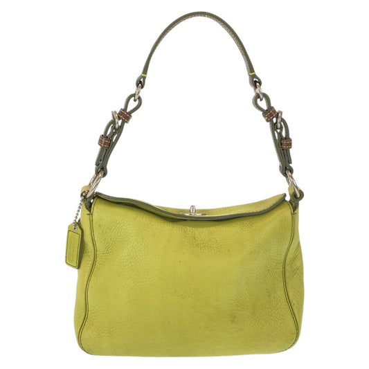 Coach Yellow Leather Shoulder Bag