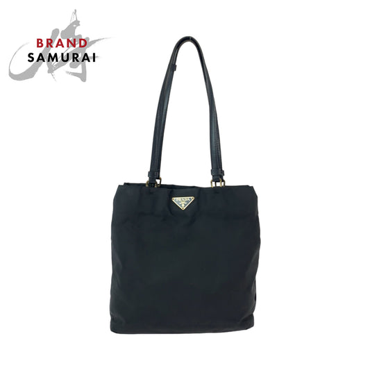 Prada Nylon Tessuto Logo Tote Bag