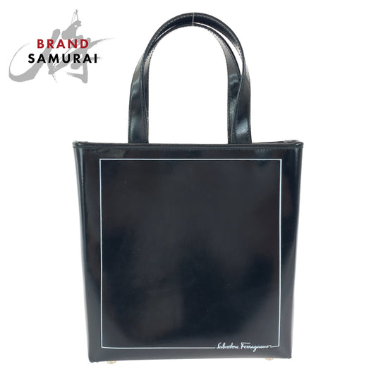 Salvatore Ferragamo Patent Leather Tote Bag