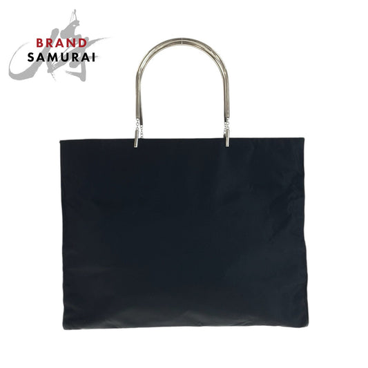 Prada Nylon Tessuto Logo Tote Bag