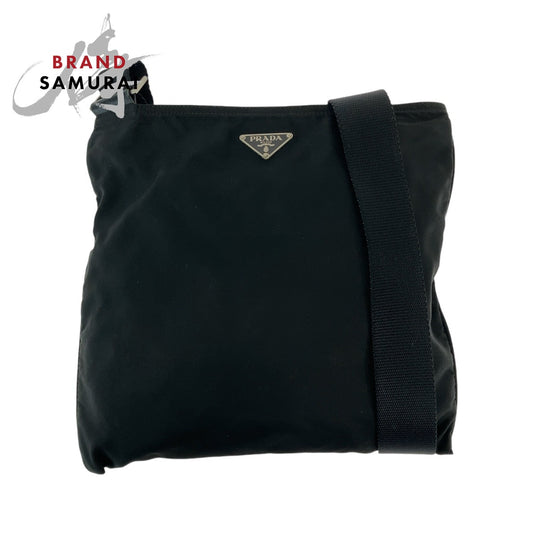 Prada Nylon Tessuto Triangle Logo Crossbody Bag