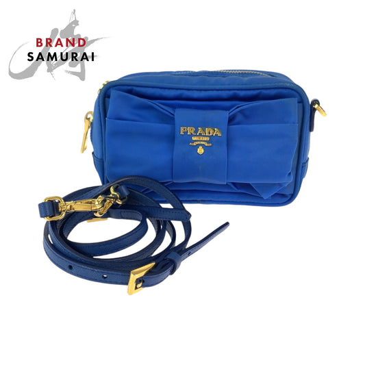 Prada Nylon Tessuto Ribbon Shoulder Bag