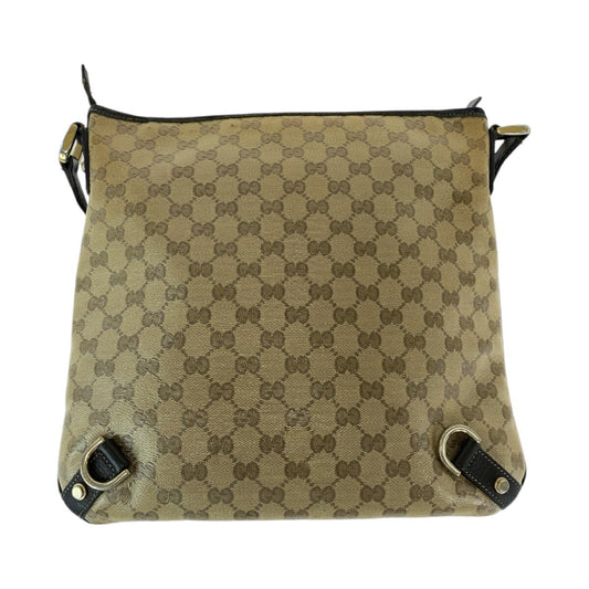 Gucci GG Supreme Canvas Crystal Shoulder Bag