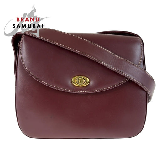 Cartier Leather Must Line Shoulder Bag