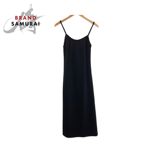 Maison Margiela Black Cashmere Slip Dress