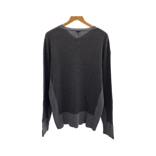 Loewe Anagram Grey Wool Knit Sweater Men