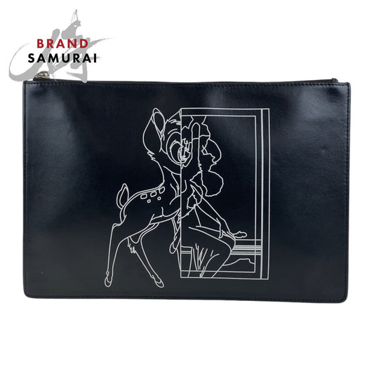 Givenchy Bambi Leather Clutch Bag