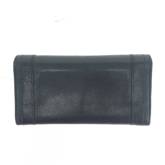 Chloe Black Leather Long Wallet