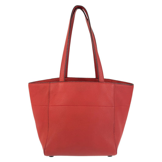 Prada Red Leather Tote Bag