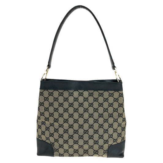 Gucci GG Canvas Leather Shoulder Bag