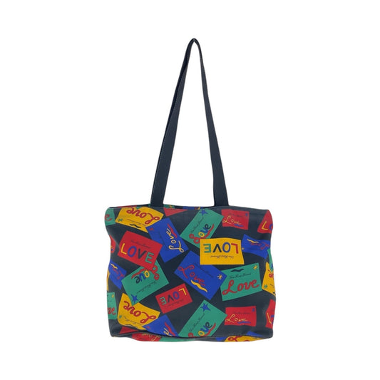 Yves Saint Laurent Nylon Multicolor Tote Shoulder Bag