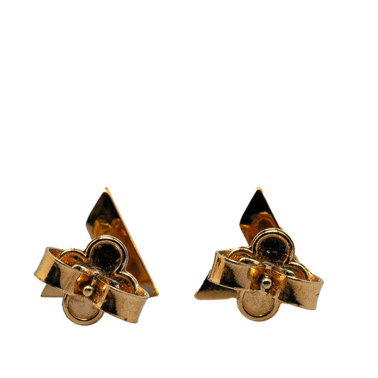 Louis Vuitton Essential V Stud Earrings Gold