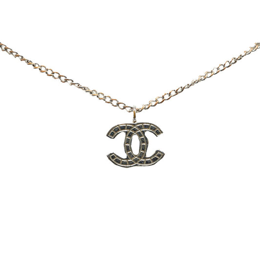 Chanel Coco Mark Metal Necklace