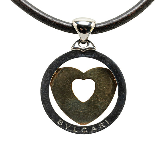 Bvlgari Tondo Heart Choker Necklace K18YG