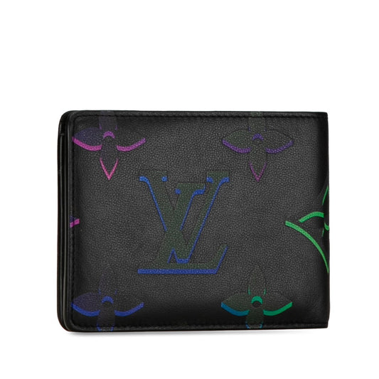 Louis Vuitton Monogram Compact Wallet M82297 Black