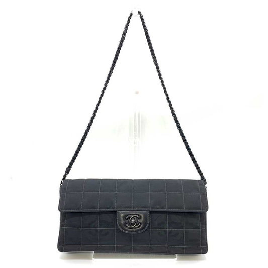 Chanel Nylon Jacquard Chain Shoulder Bag A15316