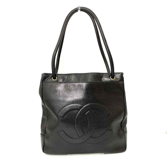 Chanel Caviar Leather Tote Bag Black