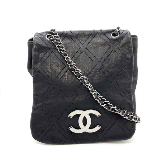 Chanel Wild Stitch Leather Chain Shoulder Bag