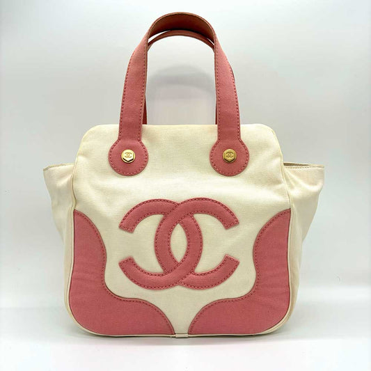 Chanel Canvas Marshmallow Tote Bag