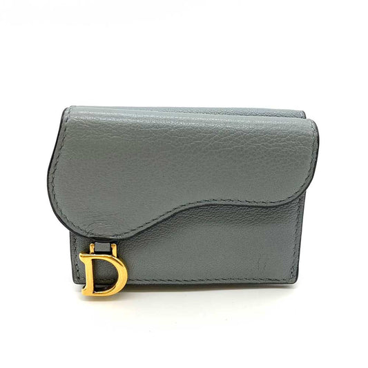 Dior Leather Saddle Compact Wallet