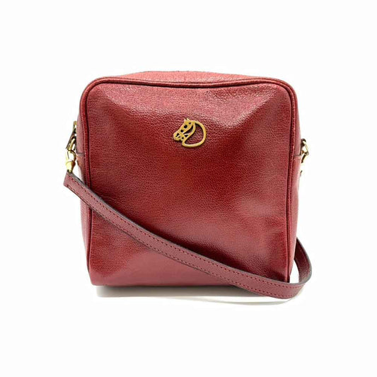 Hermes Chevre Jockey Red Leather Crossbody Bag