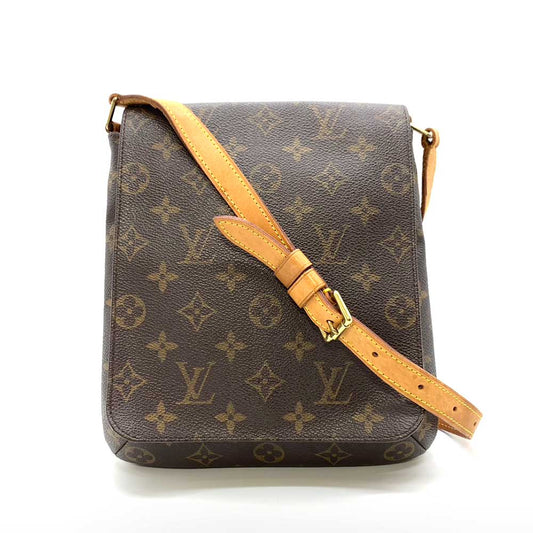 Louis Vuitton Musette Salsa Short Shoulder Bag Monogram PVC Leather