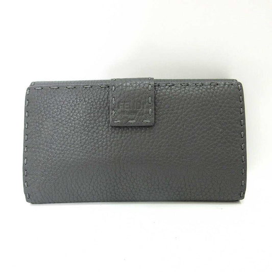 Fendi Leather Selleria Peekaboo Wallet