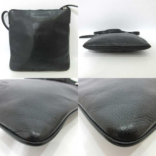 Loewe Leather Shoulder Bag Dark Navy