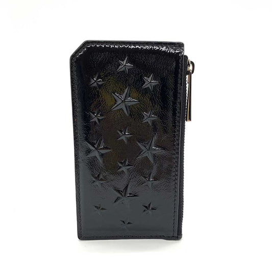 Jimmy Choo Leather Fragment Card Case