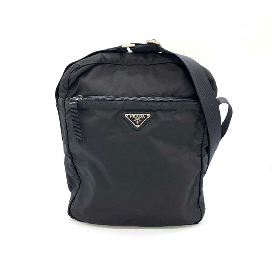 Prada Nylon Crossbody Bag Black