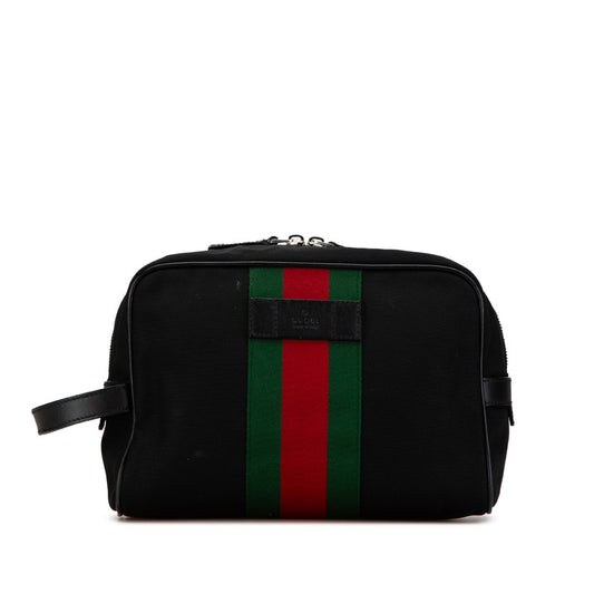 Gucci Canvas Leather Clutch Bag 630916