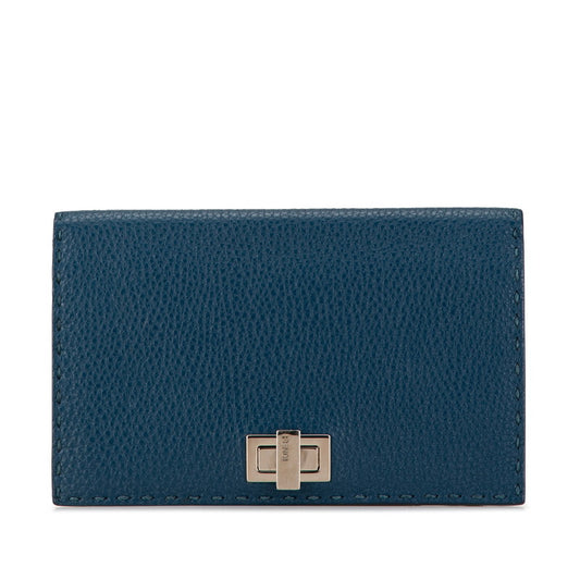 Fendi Peekaboo Selleria Leather Long Wallet