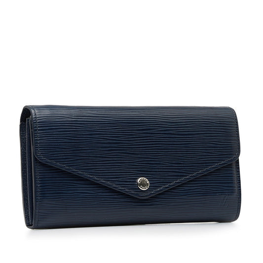 Louis Vuitton Epi Sarah Wallet Indigo Blue