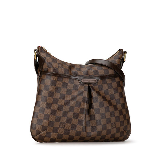 Louis Vuitton Damier Bloomsbury PM Shoulder Bag Brown PVC Leather