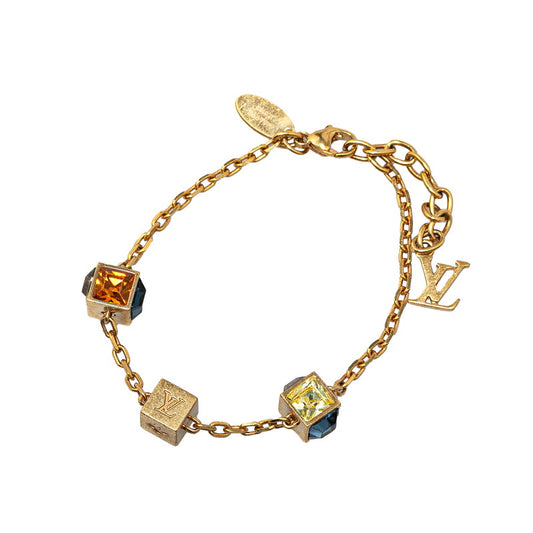 Louis Vuitton Gamble Bracelet M66998 Gold Multicolor