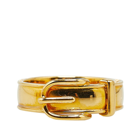 Hermes Gold Plated Scarf Ring