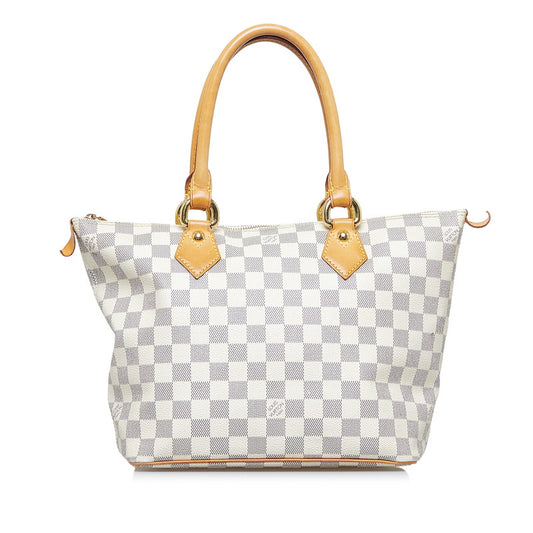 Louis Vuitton Damier Azur Saleya PM Tote Bag