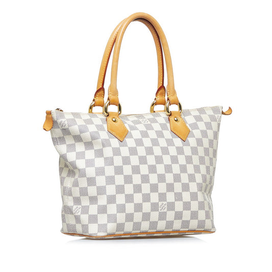 Louis Vuitton Damier Azur Saleya PM Tote Bag