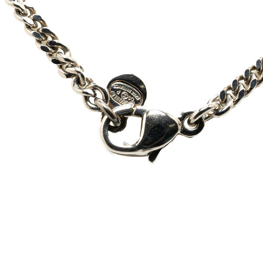 Chanel Metal Dog Tag Necklace