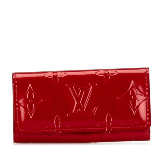 Louis Vuitton Vernis Multicles 4 Key Case Red