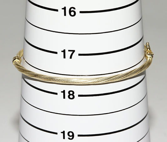 K18YG Yellow Gold Bracelet Bangle