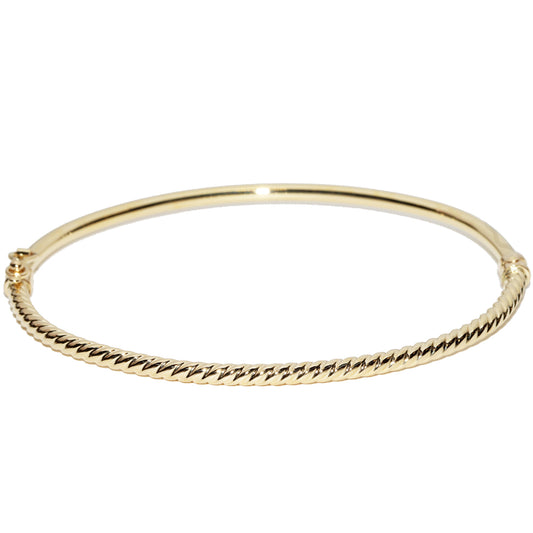 K18YG Yellow Gold Bangle Bracelet